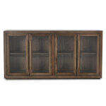 Bradley Solid Wood 4dr Cabinet - Landmark Brown - Image 3