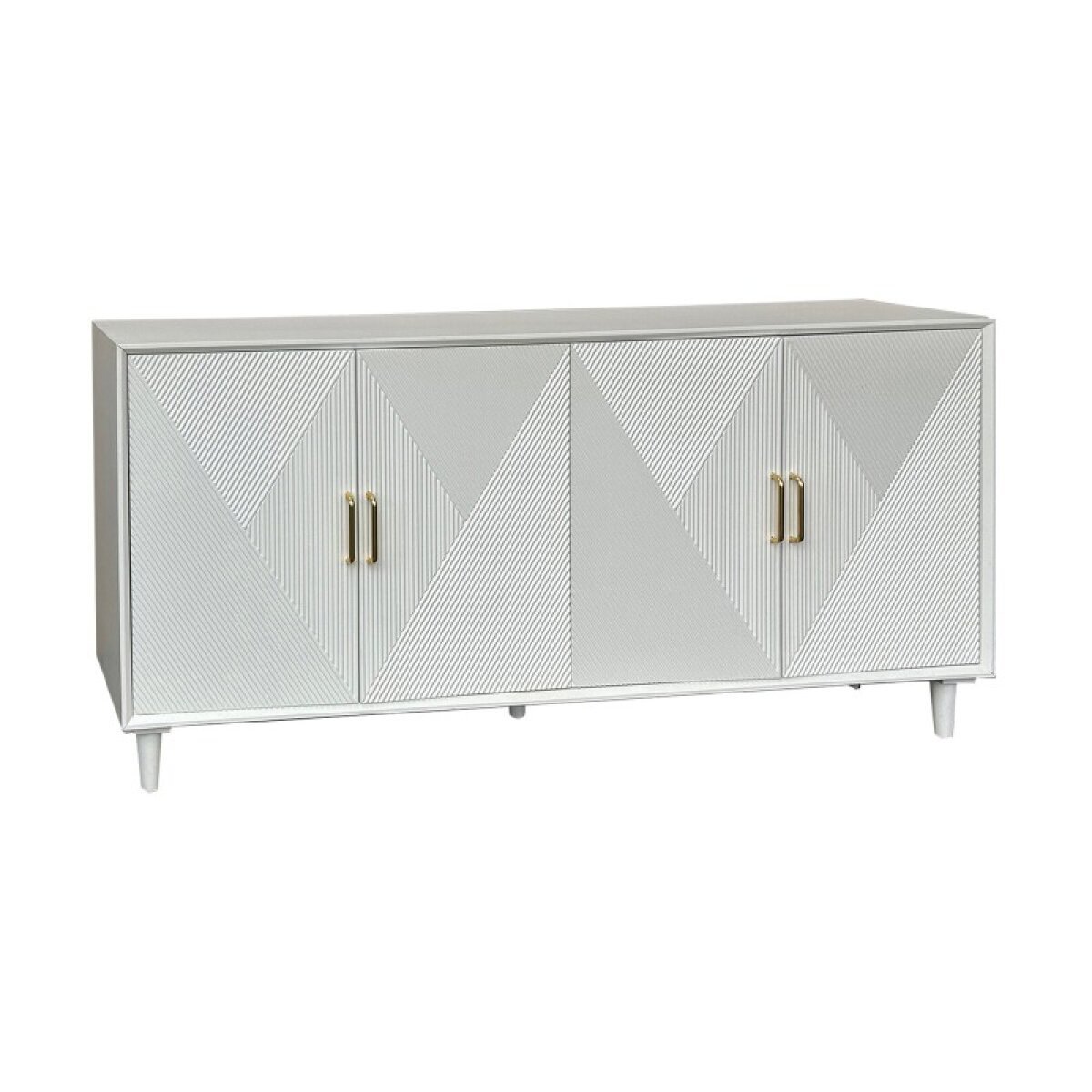 7c016347c91c7538ace274c23bacba50 Arvada Four-Door Sideboard (White) - Image 1