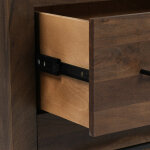 Jaxon Solid Wood 2dwr Nightstand - Harvest Brown - Image 9