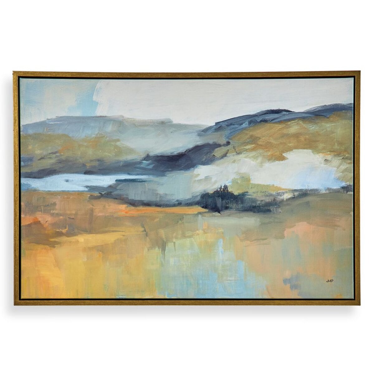 7d1ca830d675a4929c8cb54cf91c6ccc Folded Hills Framed Canvas - Image 1