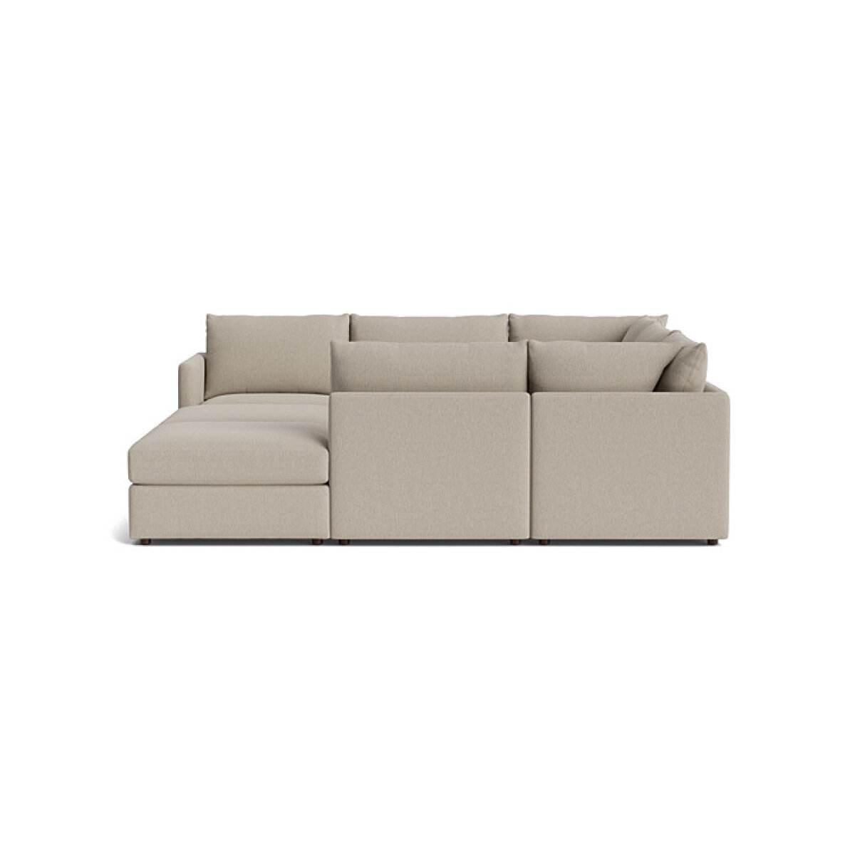 7d6aa02e8e337d45558ca9b3ebe3f9a6 Beckham Thin Track Arm Modular Pit Sectional - Image 1