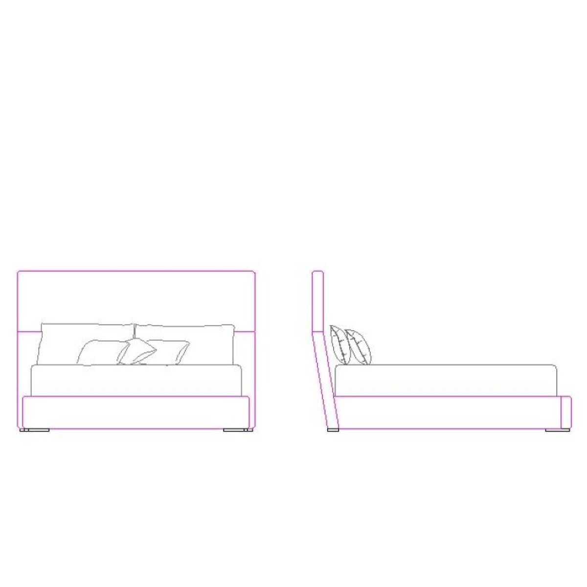 7d723bafc663bd75011e683c53f6c1dd Stratum Panel Bed King Headboard - Image 1