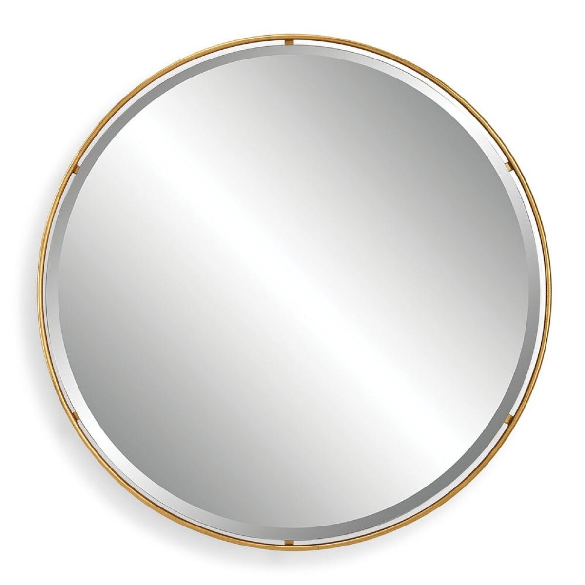 7d7a5a9679610e91e67c796bbe3edb94 Canillo Round Mirror, Gold - Image 1
