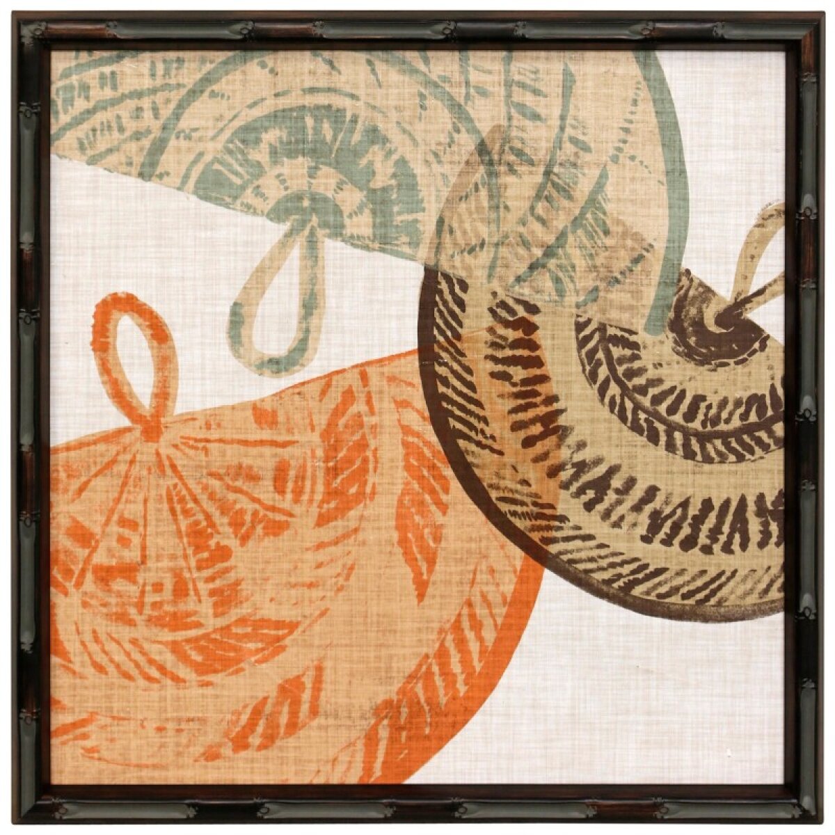 7d83f65b6a4b9b871f418d24e1a6adb2 Fan Scatter Iv Textured Framed Print - Image 1
