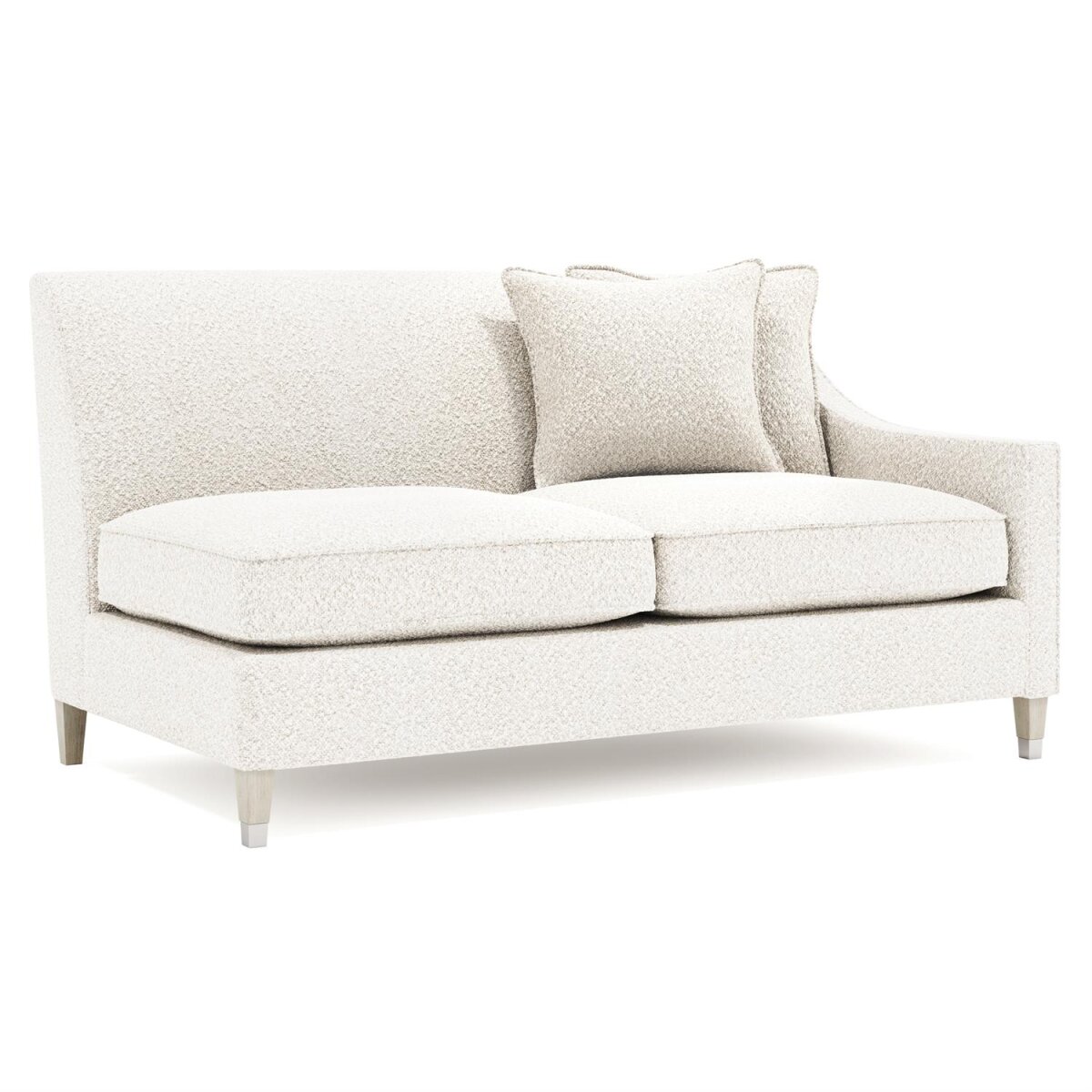 7d85df909fc2e1e0dc57472cb055312a Palisades Fabric Right Arm Loveseat Without Nails - Image 1