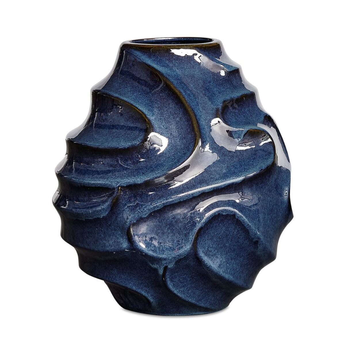 7dc0727159fd975442510e47a411312e Helix Swirl Indoor-outdoor Vase - Image 1