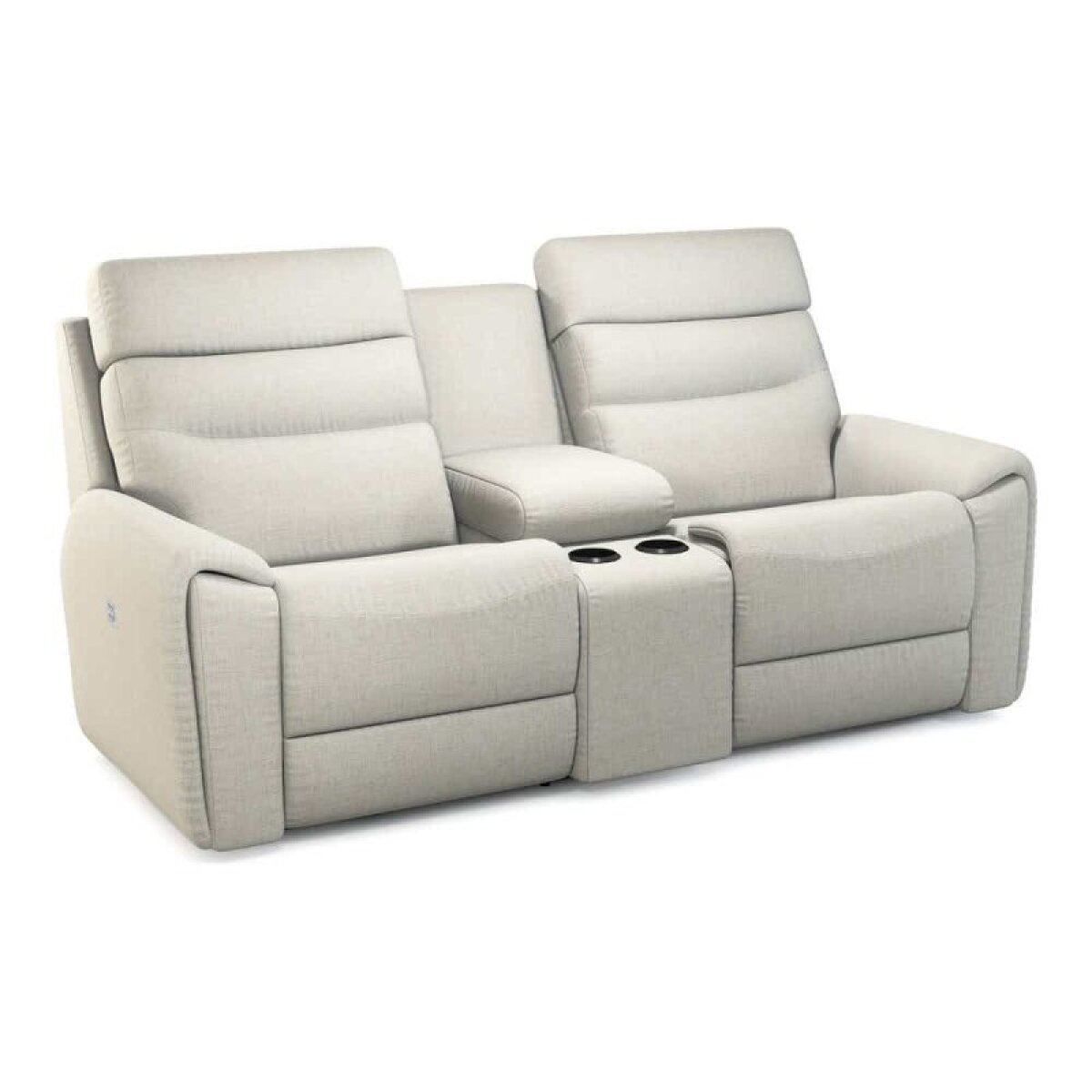 7df70a5b06e0e532d07e311e55126602 Soren Power Reclining Loveseat W/ Headrest & Console - Image 1