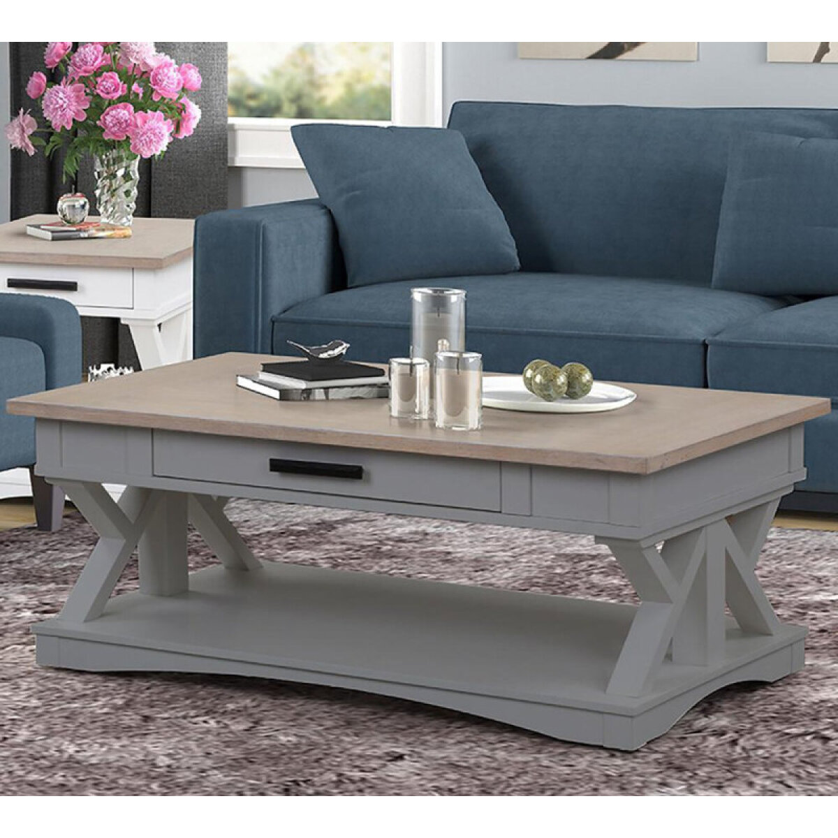 7e2d5a51721cff397e8b23d4b2bd3fb4 Americana Modern - Dove Cocktail Table - Image 1