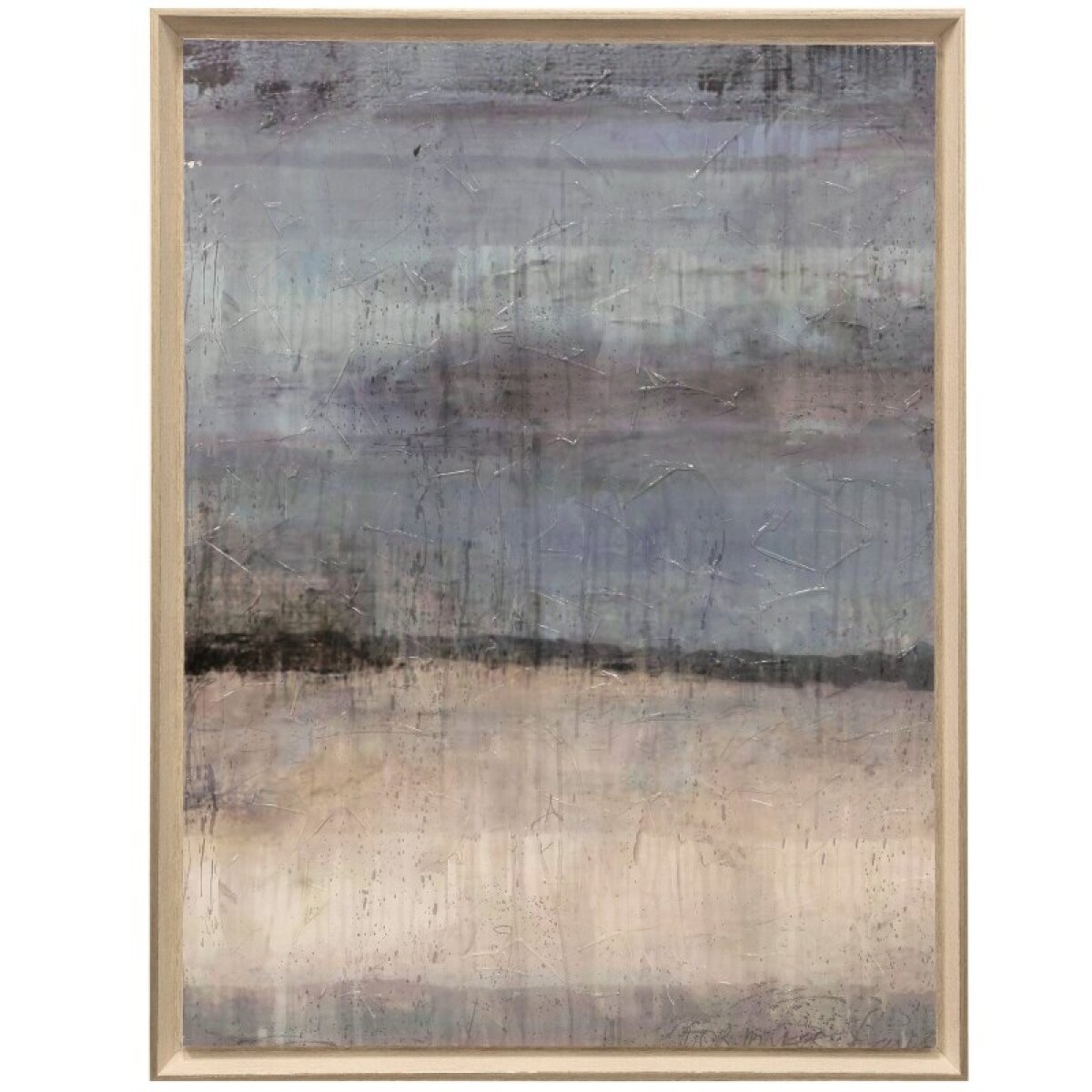 7ec5a8c271cab202c4bb4d9c703e59a2 Study In Blue Textured Framed Print - Image 1