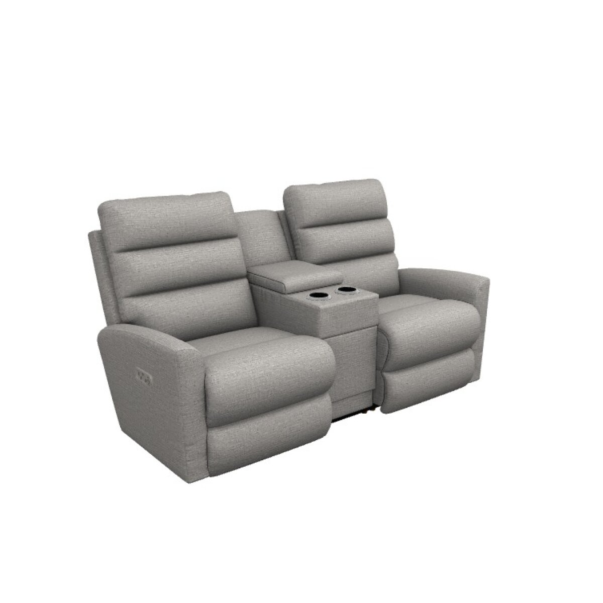 7ee0f2c43cb99164673ce674e41e8ebe Liam Power Wall Reclining Loveseat W/ Headrest & Console - Image 1