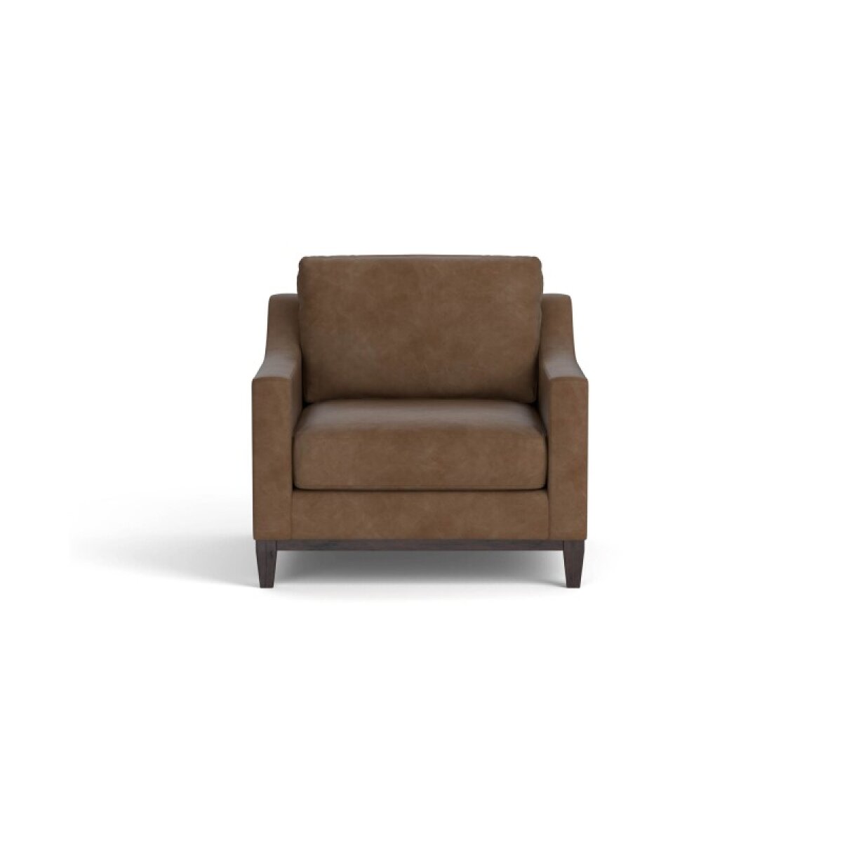 7f0534679c71b03a5a3b5e9616eedfce Sanford Leather Slope Arm Chair - Image 1