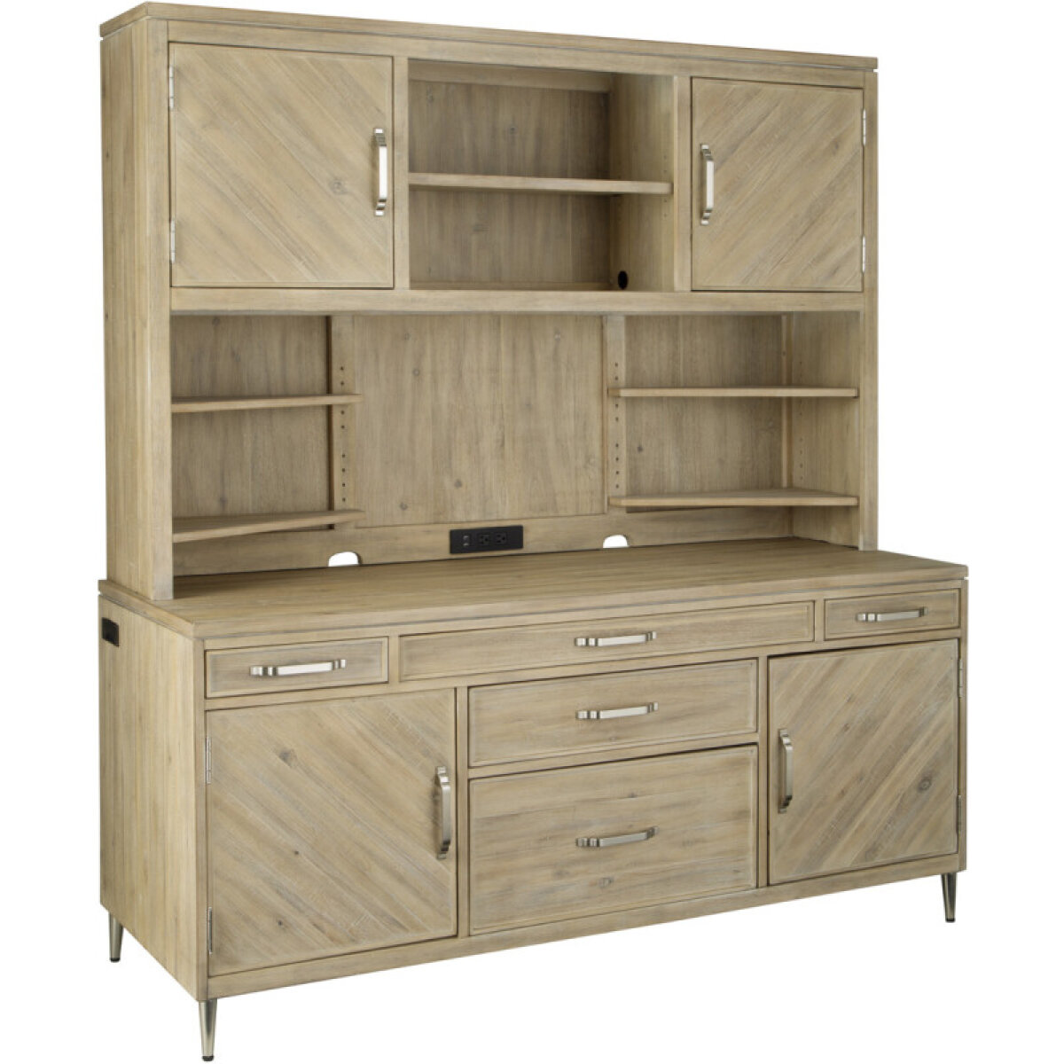 7f3c5e0963ef160439d9e3d1fba244e7 Maddox Credenza Hutch - Image 1