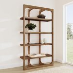 Gordon Solid Wood Bookcase - Natural - Image 7