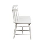 Capeside Cottage Spindle Back Dining Bench - White (RTA) - Image 5