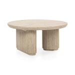 Vander Solid Wood Round Coffee Table