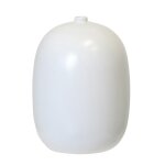 Dann Foley Lifestyle Set Of Small Vases Satin White Ceramic - Image 3