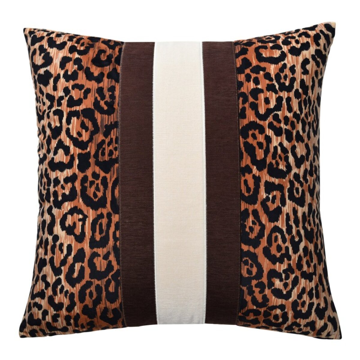 8053f5df4b0d0119dca0832d4f12c1f3 Dann Foley Lifestyle Dann Foley Cheetah With Ivory Over Espresso Pillow - Image 1