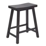 Creations 24 Inch Sawhorse Counter Stool - Slate - Image 3