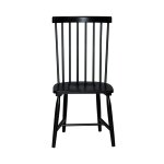 Capeside Cottage Spindle Back Side Chair - Black (RTA) - Image 4