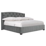 Jordan Fabric Shelter Bed Extended California King (54" H)