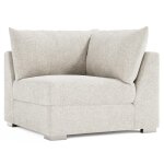 Helena Fabric Corner Chair Without Pillows Metal Foot - Image 4