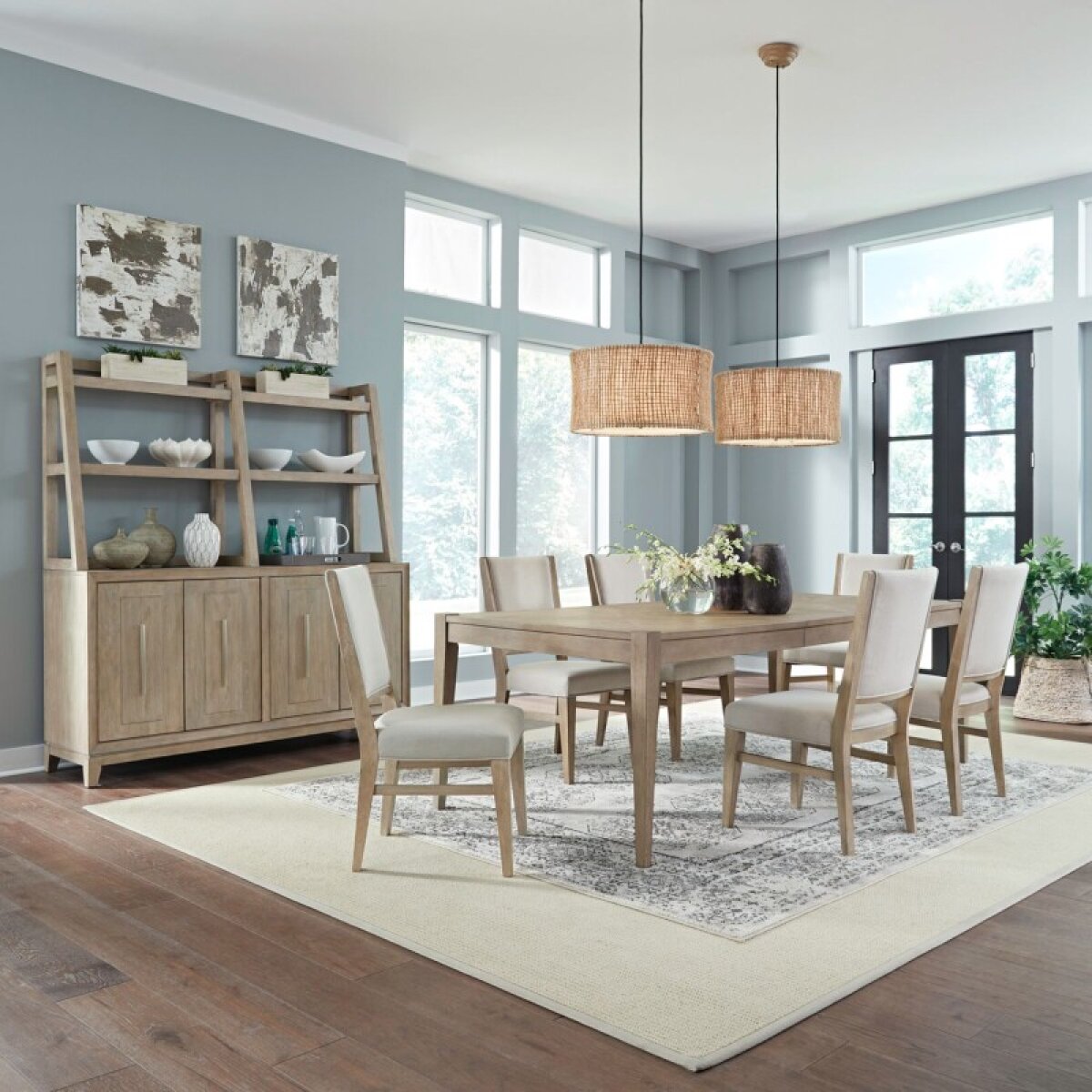 8171cfc2d8d1e141807aed9e328e4166 Brentwood 7 Piece Rectangular Table Set - Image 1