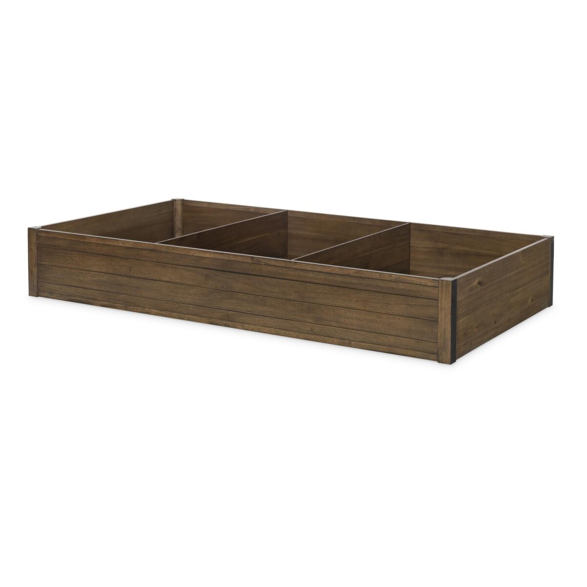 81c70f9a49f082f45d0e3e2377d06ae1 Trundle Storage Drawer Brown Finish - Image 1
