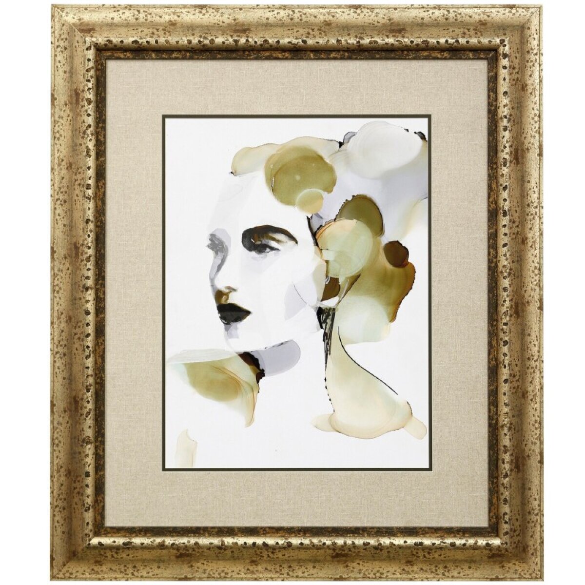 82ae898259d2ca4e4c68576d306d29aa Organic Portrait I Jane Seymour Collection Framed Print Under Glass - Image 1