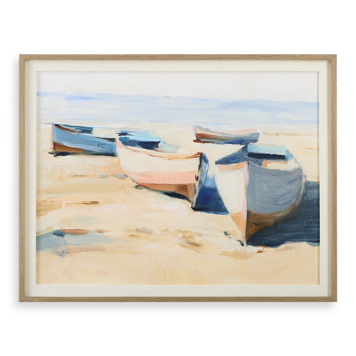 82bee0c2af8acc4d3c971269b668c81f Beached Boats Framed Print - Image 1