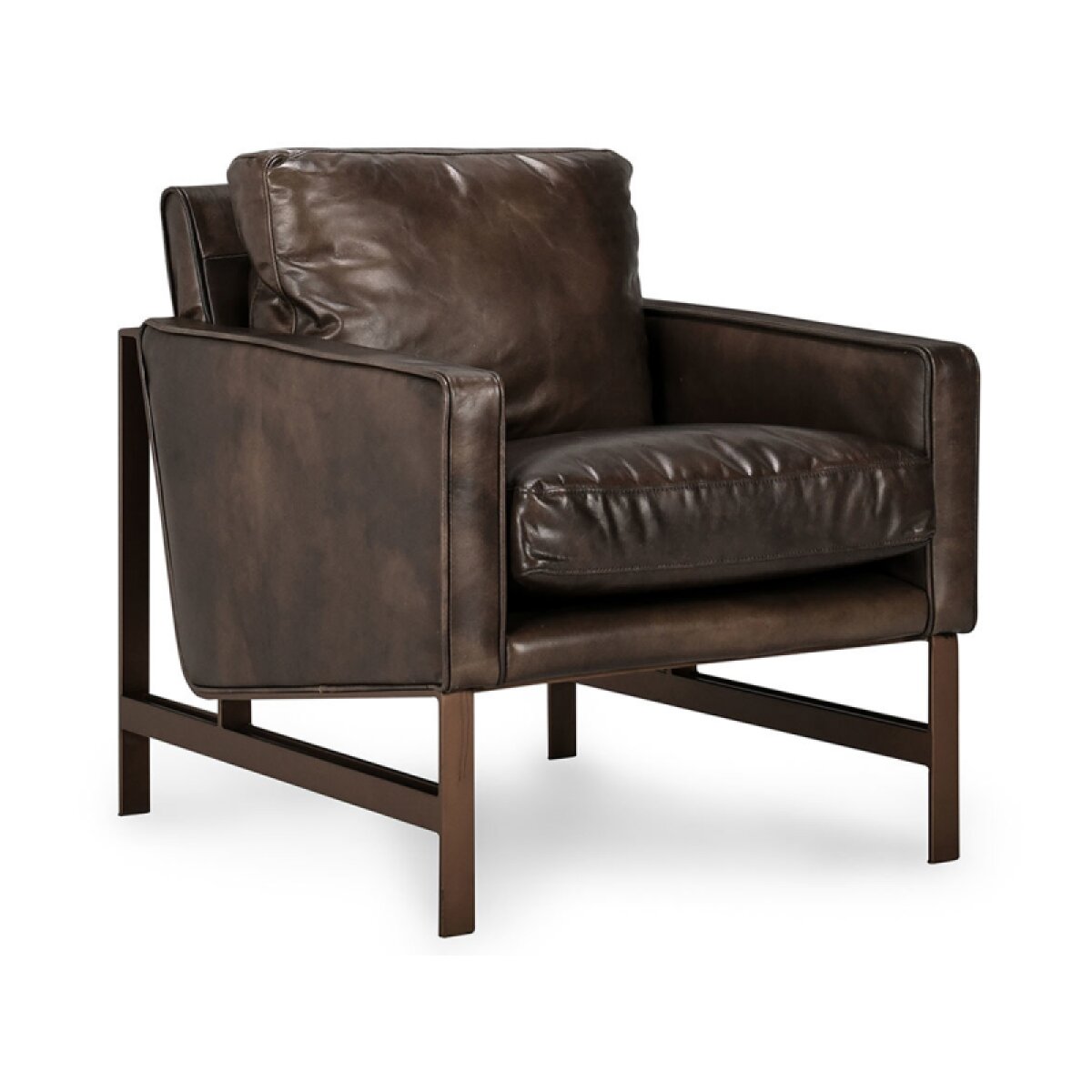 836180e649990c894dff48950f2056f9 Chazzie Upholstered Accent Chair - Truffle Brown - Image 1