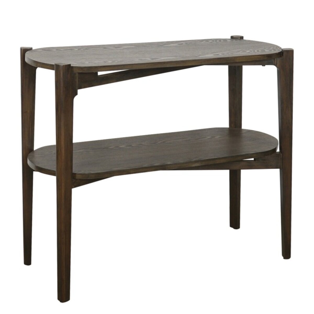 83effcba0e6a7acc613a0859970a873f Dark Brown Foldable Console Table - Image 1