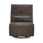 Paige Leather Swivel Power Recliner - Image 3