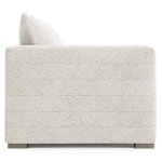 Helena Fabric Left Arm Loveseat Without Pillows Wood Foot - Image 4