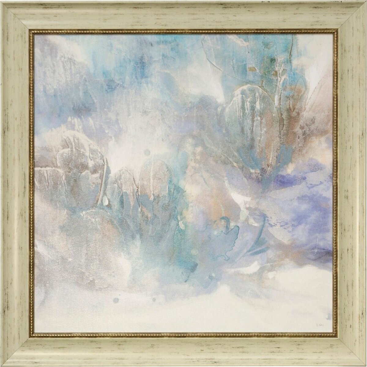 84e260f7ea402d56fabc669d9b6807a8 Dream Flutters I Framed Textured Abstract Print - Image 1
