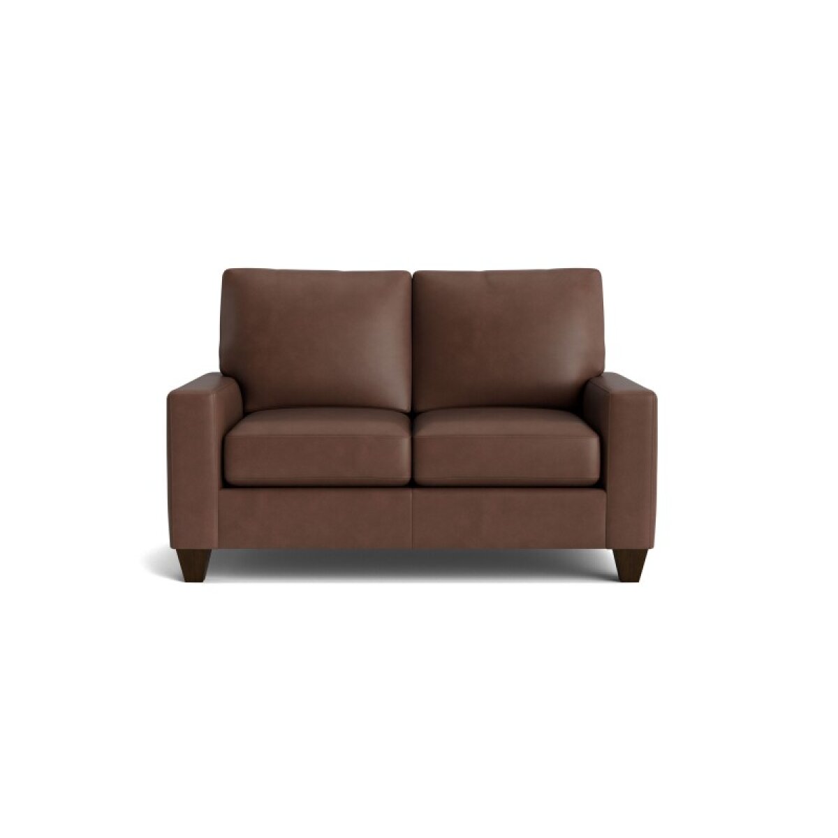 84e4521309773cc20839d9dca9d4bd92 True Custom™ True Custom® Leather Large Track Arm Loveseat - Image 1