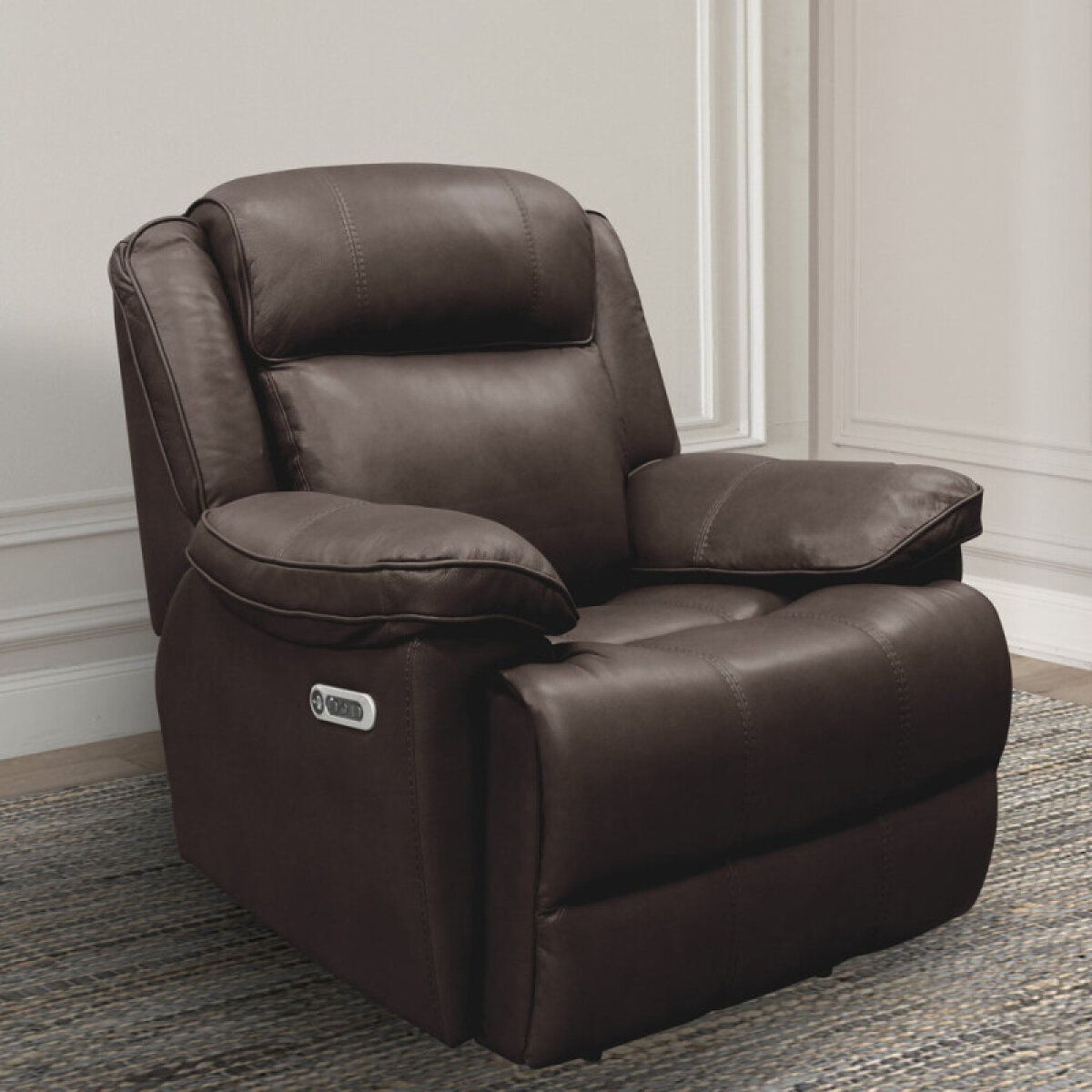 850415ba846b564d5462a96837c6c6e0 Eclipse - Florence Brown Power Recliner - Image 1
