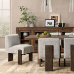 Chelsea Upholstered/wood Dining Chair - Pixel Ivory - Image 8