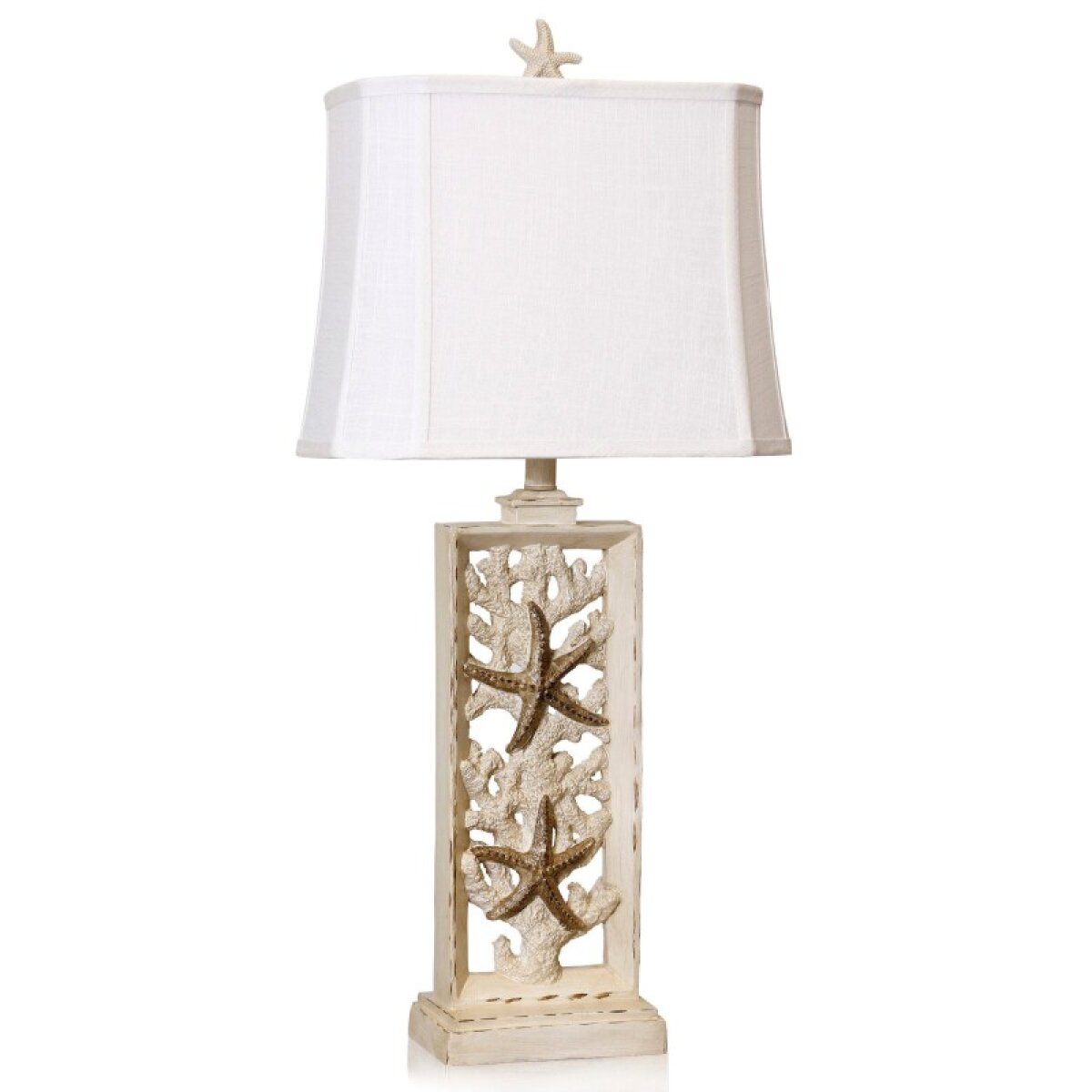 854bc577ab407e316f1dfe03dcfb8059 South Cove 33in Coastal Cast Table Lamp 100 Watts 3-way - Image 1