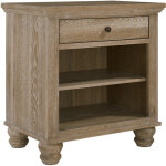 Cambridge 1 Drawer Nightstand ICB-451-KHK-1
