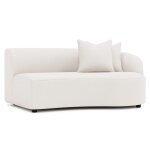 Elle Fabric Right Arm Loveseat