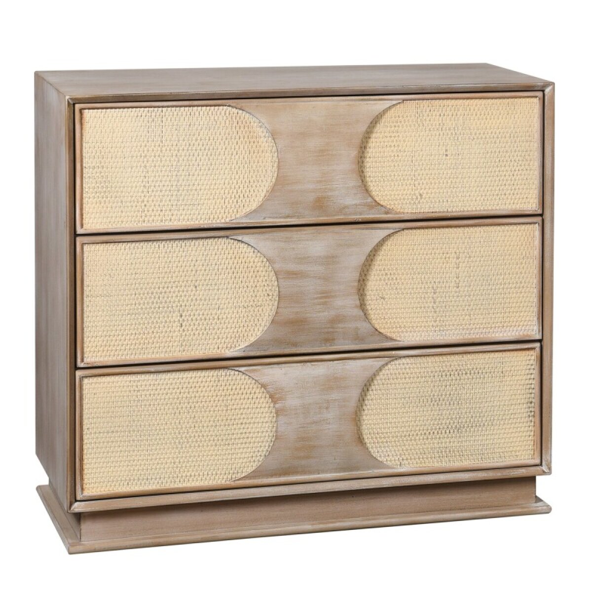865e65bf50e42f2bbcdf0e6706cf3a8f Melrose Three Drawer Chest Mdf And Straight Ash Veneer - Image 1