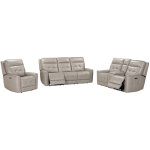 Canterbury - Pewter Power Zero Gravity Sofa - Image 13