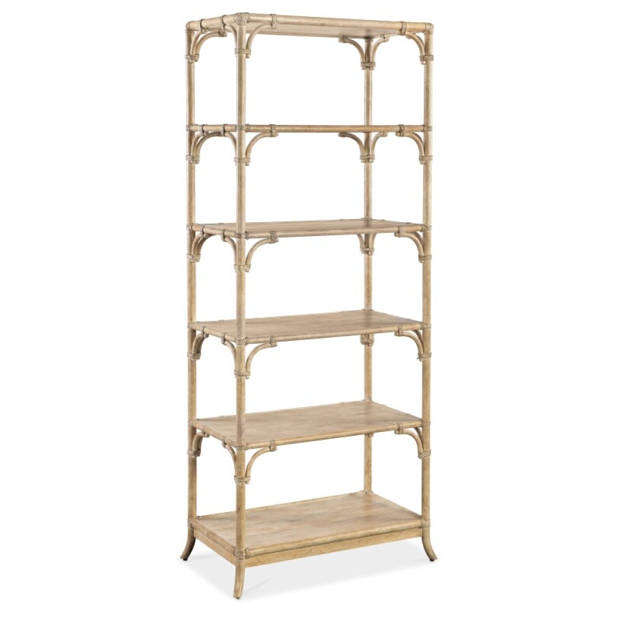 868625ac15fb8e24bc037935c4f16e35 Home Office Retreat Pole Rattan Bookcase - Image 1
