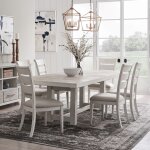 7 Piece Trestle Table Set