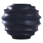 Eris Vase | Matte Black Finish On Ceramic