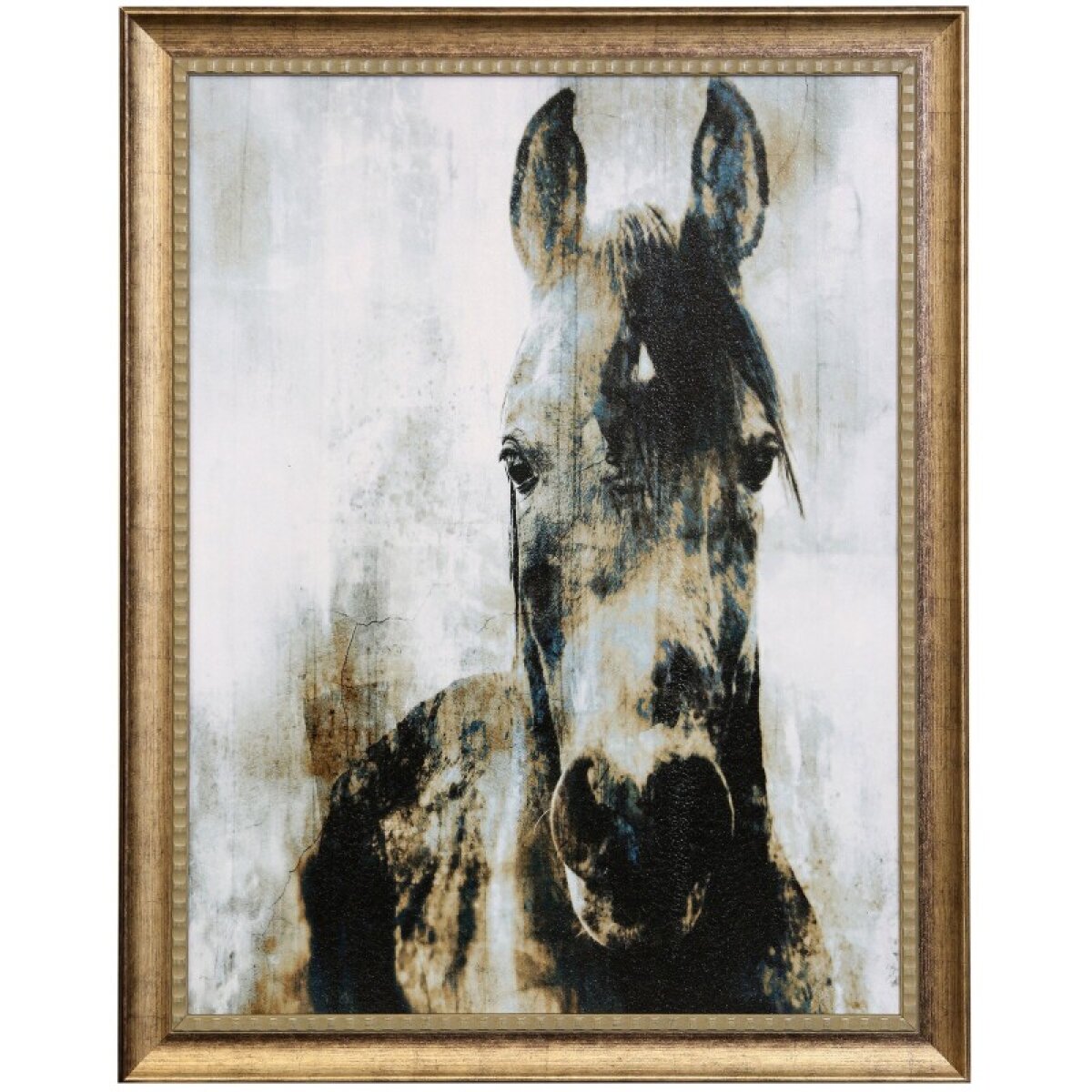 86efadd209b27e152edb80e60c792dc7 Soul Of The Stallion Iv Tamara Day For Stylecraft Textured Framed Print - Image 1