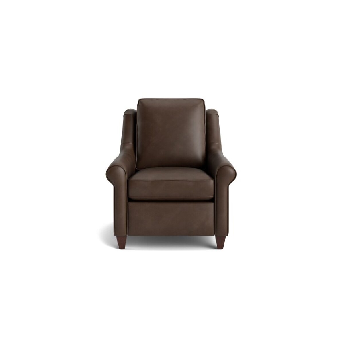 87538bc2f3792e14a4c2c3d3ca6d54e0 Magnificent Motion Leather Roll Arm Power Wall Recliner - Image 1