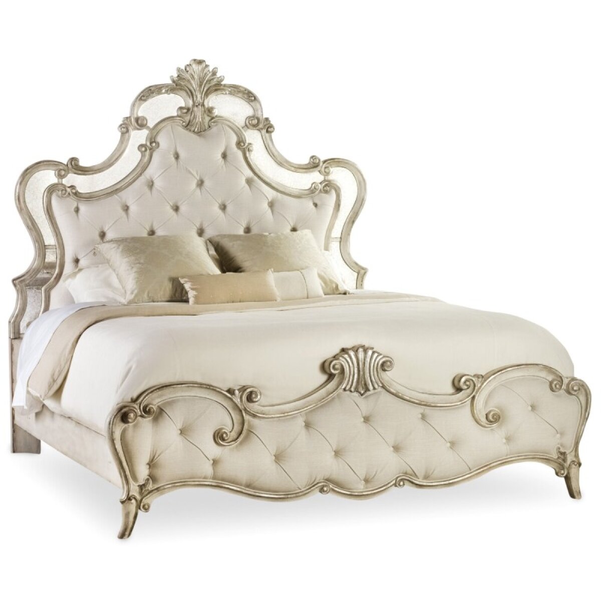 87e5d6a6163f4eb81cf493d50db670f6 Bedroom Sanctuary Queen Upholstered Bed - Image 1