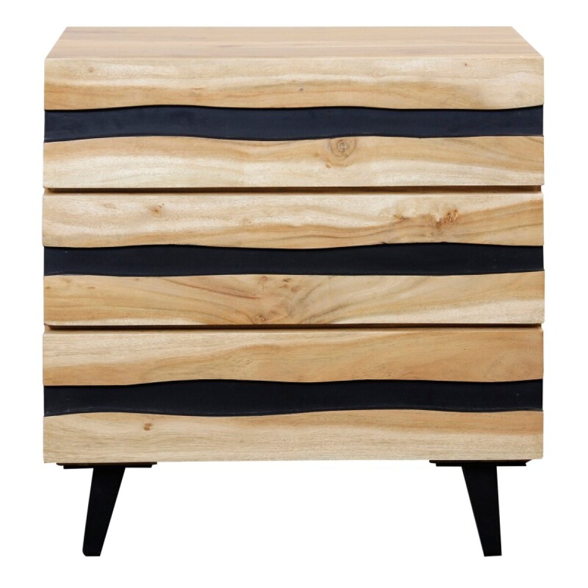 87e7a8cf417dc97d4594de8357750574 Three Drawerlive Edge Chest - Image 1