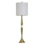 Antique Brass Buffet Lamp